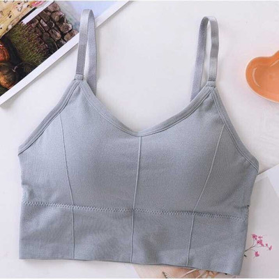 JOLBEL Women Full Coverage Lightly Padded Bra(Grey)