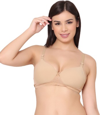 Groversons Paris Beauty Women Everyday Lightly Padded Bra(Beige)