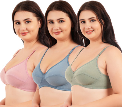 lufiya Women Push-up Non Padded Bra(Multicolor)