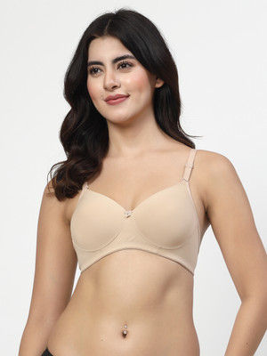 LILY Dapyklis Women Minimizer Lightly Padded Bra(Purple, White, Beige, Pink)