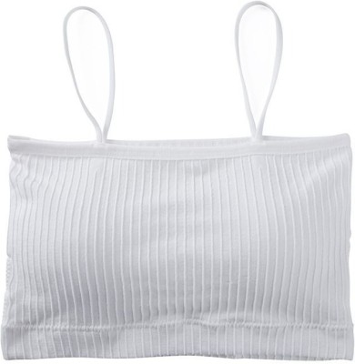 Akstore Women Full Coverage Lightly Padded Bra(White)