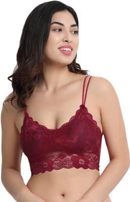 TIVRA Women Push-up Lightly Padded Bra(Maroon)
