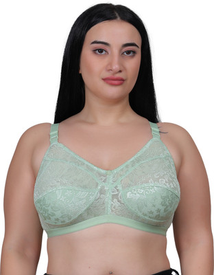 felizia B9 Women Full Coverage Non Padded Bra(Green)