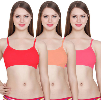 Zed SIX STRAP BRA Women Cage Bra Lightly Padded Bra(Multicolor)