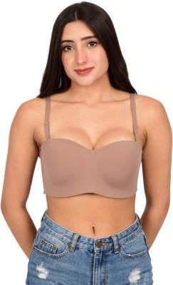 Bare Dezire Women Balconette Lightly Padded Bra(Brown)