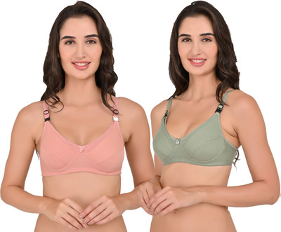 PROOT ENGMOTHER BRA BLUE S Women Maternity/Nursing Non Padded Bra(Multicolor)