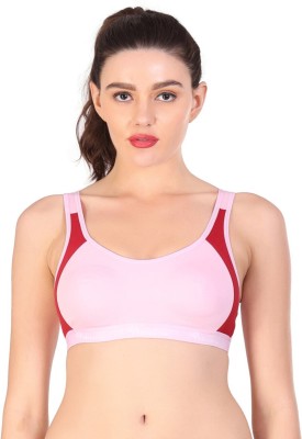 NSALIZA NS-05 Women Sports Non Padded Bra(Pink)