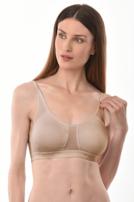 Vanila B Cup Size Seamless & Comfortable Casual Slip On(Size 34, Pack of 1) Women Sports Non Padded Bra(Beige)