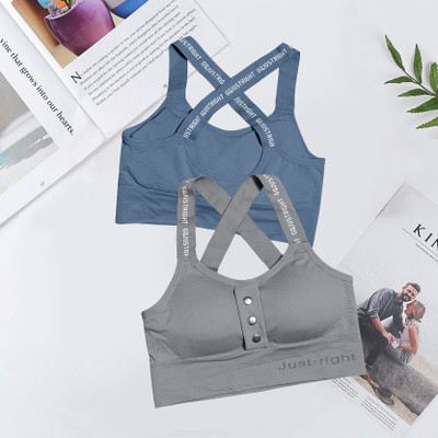 Comfy Secret Women Everyday Lightly Padded Bra(Grey)