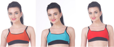 Nutex Sangini Women Full Coverage Non Padded Bra(Multicolor)