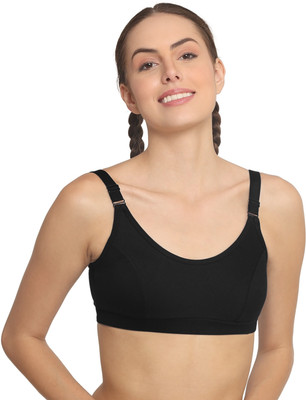 POOJA RAGENEE SPORTS BRA Women Sports Non Padded Bra(Black)