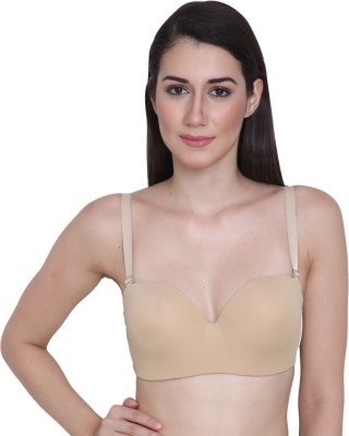 ATTIRE OUTFIT Women Push-up Lightly Padded Bra(Beige)