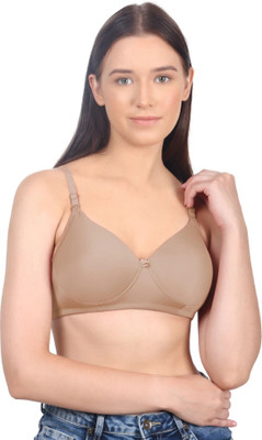 Vanila Women Lightly Padded Non-Wired T-Shirt Bra(Skin) Women T-Shirt Lightly Padded Bra(Beige)