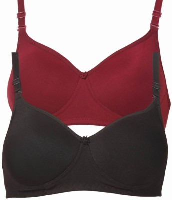 SuTJena BRA Women T-Shirt Lightly Padded Bra(Multicolor)