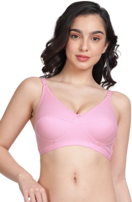 Susie Susie Rose Pink Wirefree Moulded Everyday Bra Women Everyday Non Padded Bra(Pink)