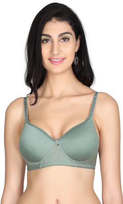 Willyard Women Balconette Lightly Padded Bra(Green)