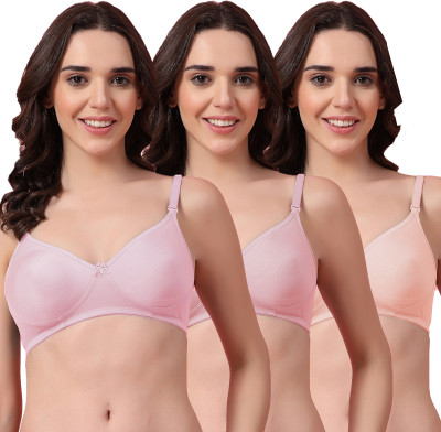 Shyam Sons FLAIR Feminaa Women T-Shirt Non Padded Bra(Pink)