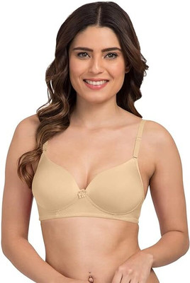 PIKCHA ENTERPRISE Women Full Coverage Heavily Padded Bra(Beige)
