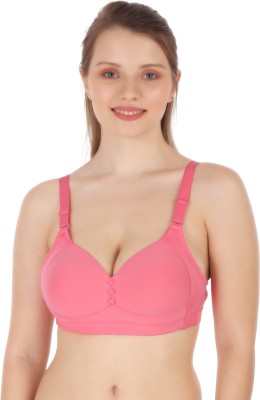 TWEENS Tweens Lite Wite Absolute Minimiser Bra Women T-Shirt Lightly Padded Bra(Orange)