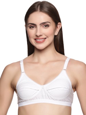 Teens Lifestyle Clara Cotton-Pearl White-34C Women Everyday Non Padded Bra(White)