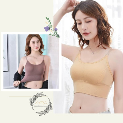 Xyra Women Cami Bra Lightly Padded Bra(Multicolor)
