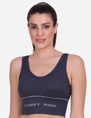 AMOUR SECRET Women Sports Lightly Padded Bra(Blue)