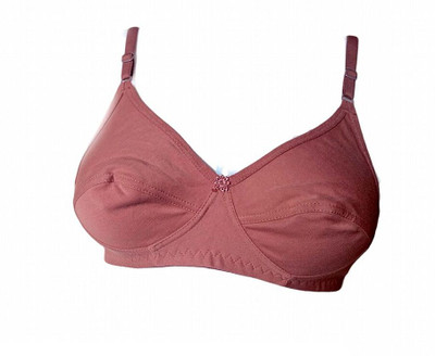 Salasar Enterprises Women T-Shirt Non Padded Bra(Brown)