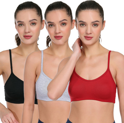 SKDREAMS Women Sports Non Padded Bra(Multicolor)