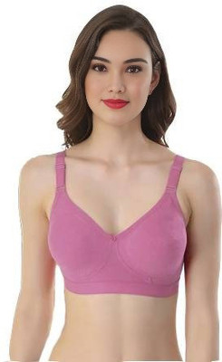 BRAAFEE c-cup_1_Green Double Layer Cotton Blend C Cup everyday bra Women Everyday Non Padded Bra(Green)