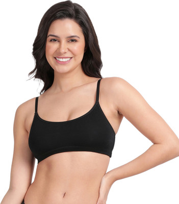 Envie 1008 - Modal Beginners Bra Women Full Coverage Non Padded Bra(Black)