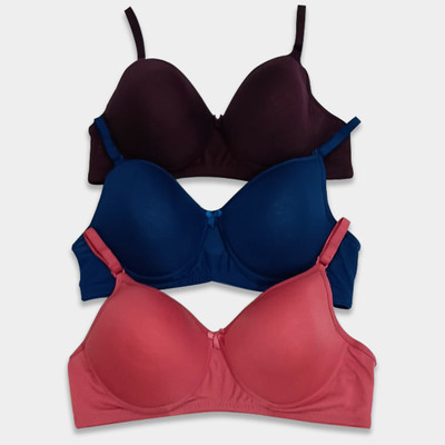 SKDREAMS Women Everyday Heavily Padded Bra(Multicolor)