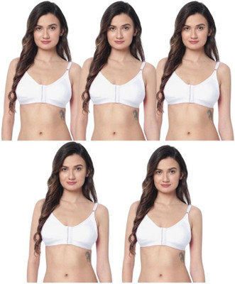 PARAVATIBAA ENTERPRISE Women Full Coverage Non Padded Bra(White)