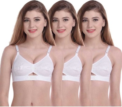 INNER TOUCH Women Full Coverage Non Padded Bra(White)