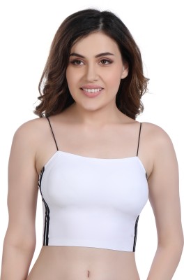 DKOALE Casual Solid Women White Top