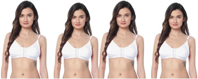PARAVATIBAA ENTERPRISE Women Full Coverage Non Padded Bra(White)
