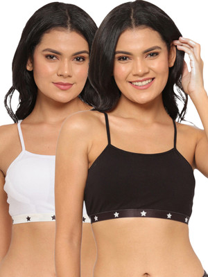 N-gal N-Gal Cotton Non Padded Regular T-Shirt Bra_Pack Of 2 Women T-Shirt Non Padded Bra(Multicolor)