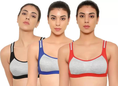 Inner Joy Women Everyday Non Padded Bra(Multicolor)