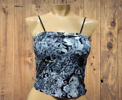 Raysx Women Bralette Lightly Padded Bra(Black, Blue)