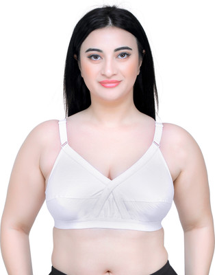 Maroon BRA Women Minimizer Non Padded Bra(White)