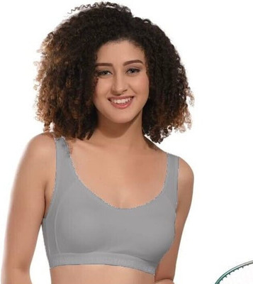 Bodymist CANDY Women Sports Lightly Padded Bra(Grey)