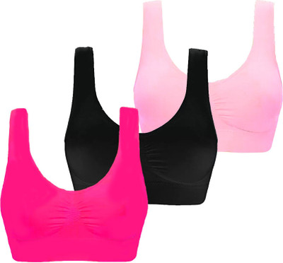 INTIMYTH Women Sports Non Padded Bra(Multicolor)