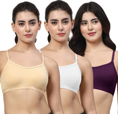 LILY 3321Mino Women Sports Non Padded Bra(Multicolor)