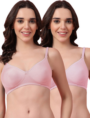 Shyam Sons FLAIR Feminaa Women T-Shirt Non Padded Bra(Purple, Pink)