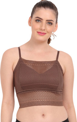 AMOUR SECRET Women Bralette Lightly Padded Bra(Brown)