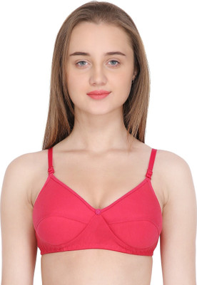 ShopGlobal Women Push-up Heavily Padded Bra(Pink)