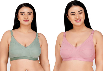 Mollis Women Full Coverage Non Padded Bra(Multicolor)