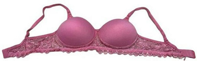 TK products Special Soft padded Net Bra for women(COLOUR MAY VARY) Women Everyday Lightly Padded Bra(Pink)