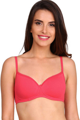 JOCKEY Women T-Shirt Lightly Padded Bra(Pink)
