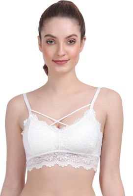 AMOUR SECRET Amour Secret Woman Lightly Padded Bralette Bra Women Bralette Lightly Padded Bra(White)