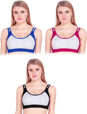 Stardom Women Full Coverage Non Padded Bra(Multicolor)
